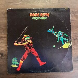 Babe Ruth First Base Vinyl LP Harvest SW-11151 Roger Dean Art 1973 Canada Press